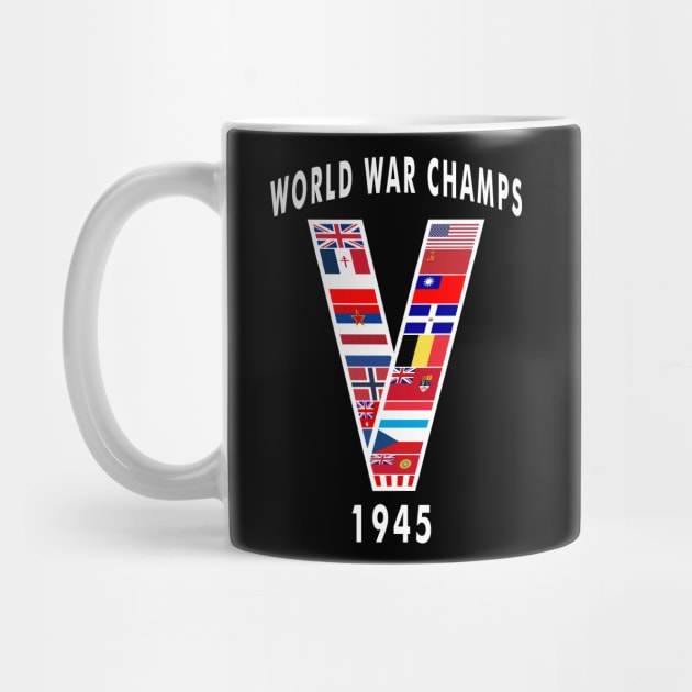 World War Champs 1945  V for Victory V-E Day by DesignedForFlight